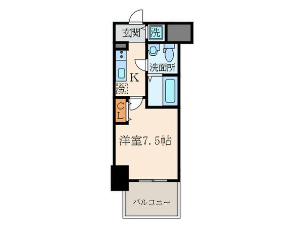 エス・キュート尼崎Ⅱの物件間取画像